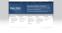 Desktop Screenshot of pak-pro.com